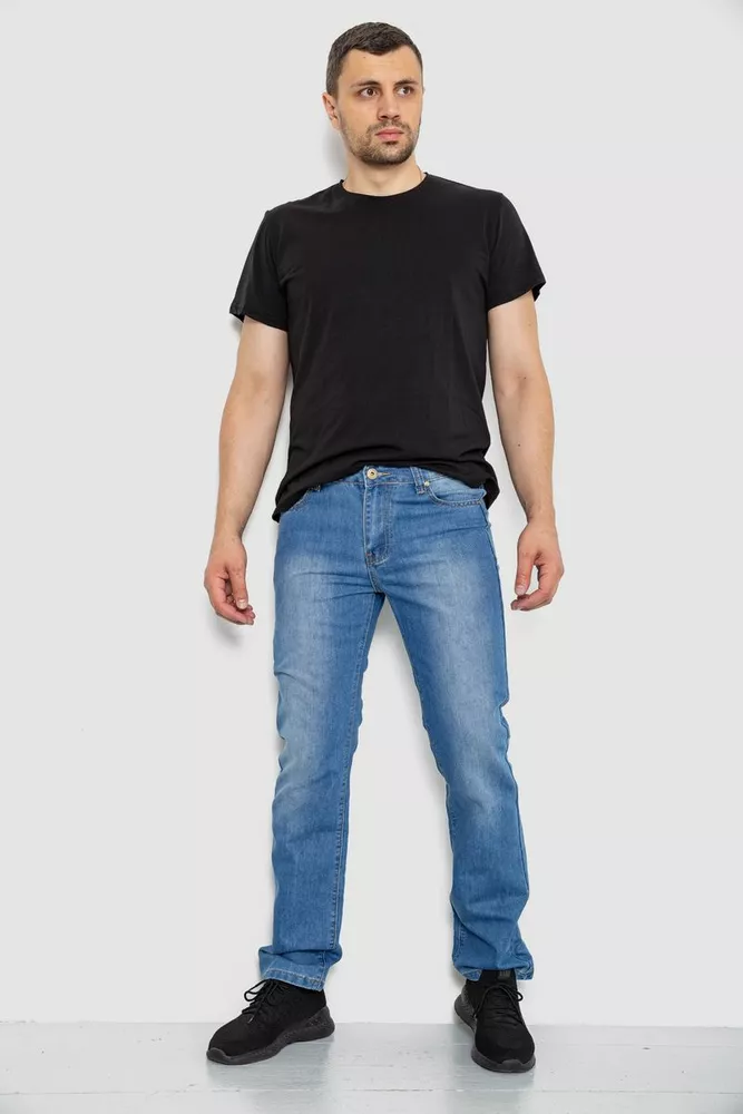 Купить Джинсы мужские  -уценка, цвет синий, 244R2102-U-1 - Фото №2