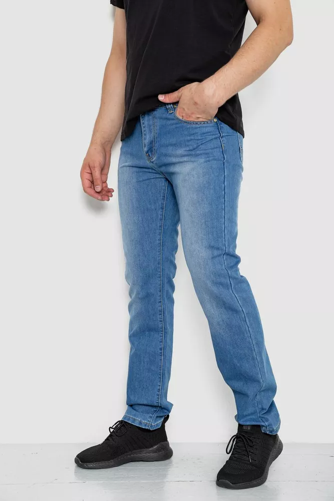 Купить Джинсы мужские  -уценка, цвет синий, 244R2102-U-1 - Фото №3
