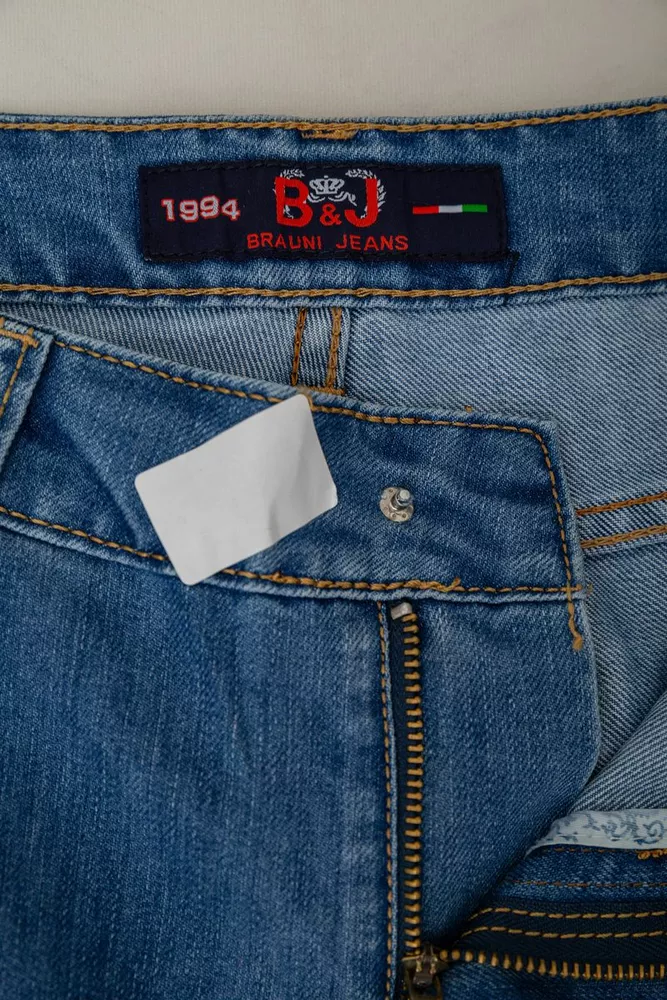 Купить Джинсы мужские  -уценка, цвет синий, 244R2102-U-1 - Фото №6