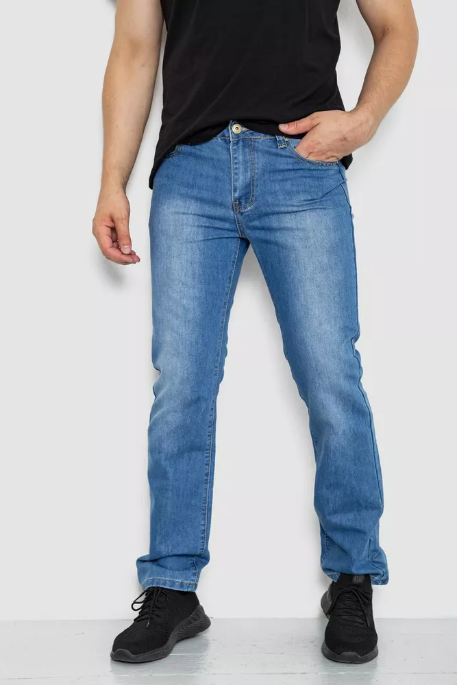 Купить Джинсы мужские  -уценка, цвет синий, 244R2102-U-1 - Фото №1