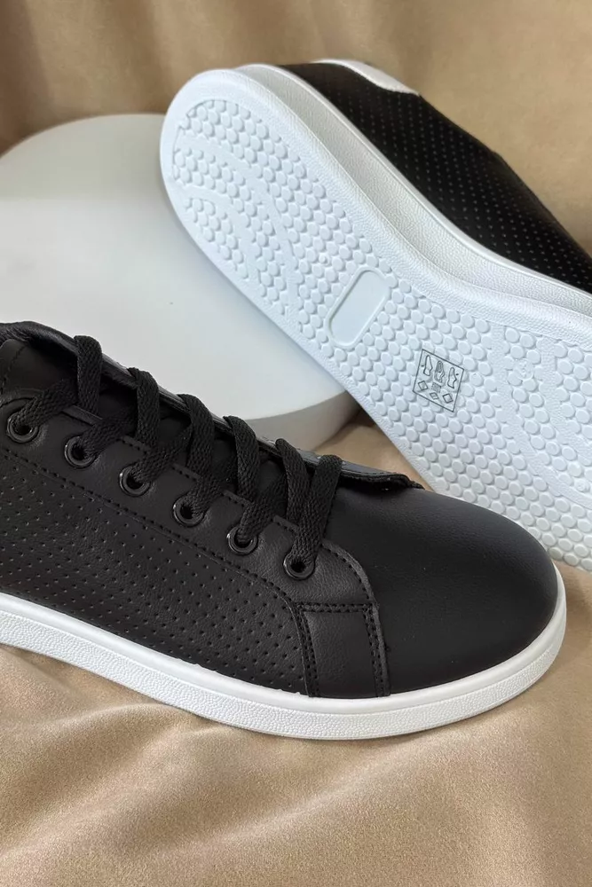 Купити Кеди чоловічі, колір чорно-білий, 248RR216-4A - Фото №2