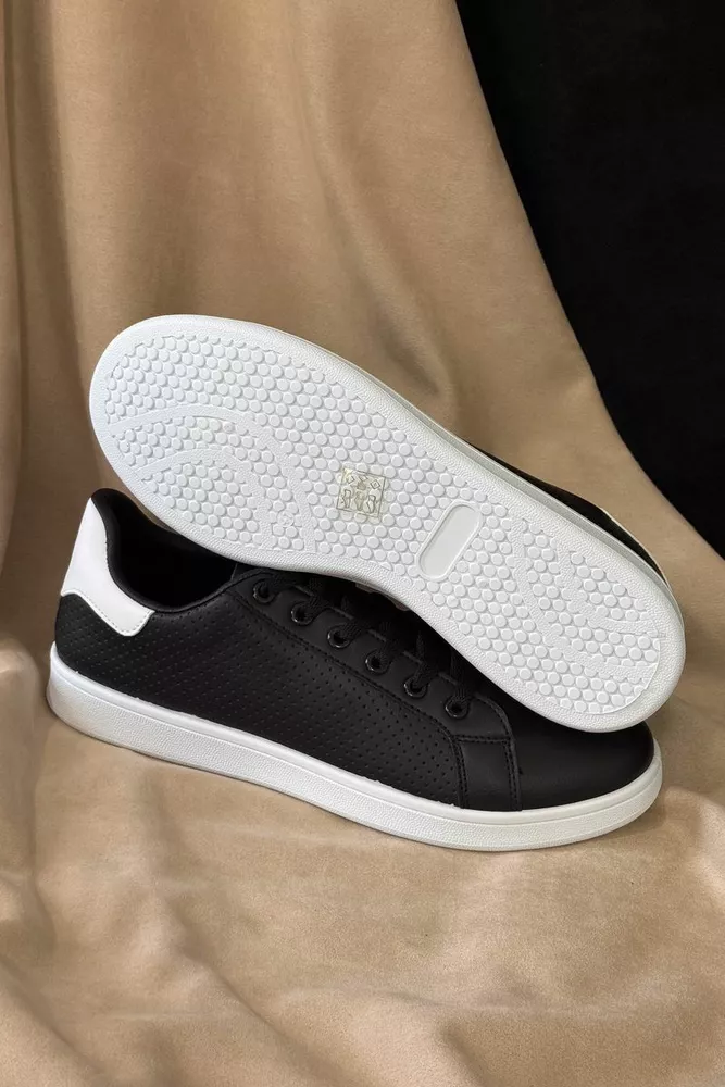 Купити Кеди чоловічі, колір чорно-білий, 248RR216-4A - Фото №5