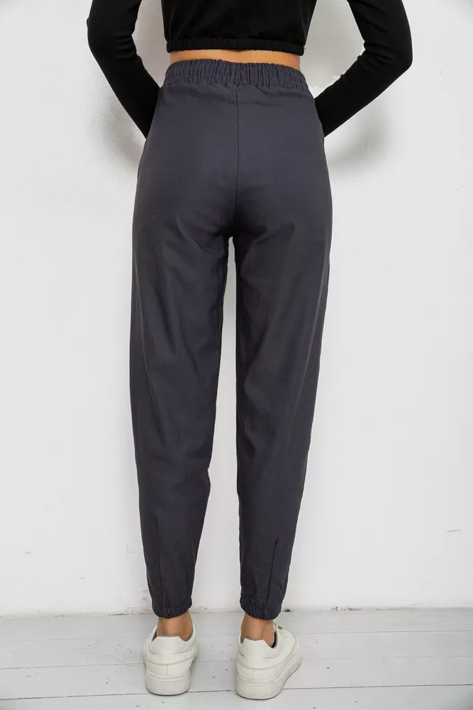 Купити Штани жіночі утеплені -1, колір сірий, 157R327 - Фото №4