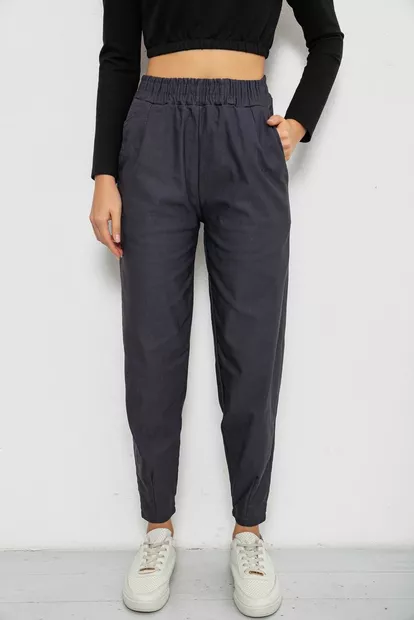 Штаны женские утепленные, цвет серый, 157R327