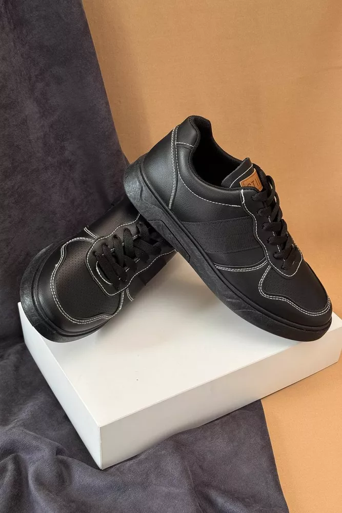 Купити Кеди чоловічі, колір чорний, 248RR121 оптом - Фото №1