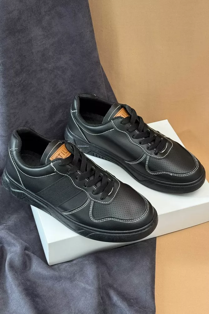 Купити Кеди чоловічі, колір чорний, 248RR121 оптом - Фото №2