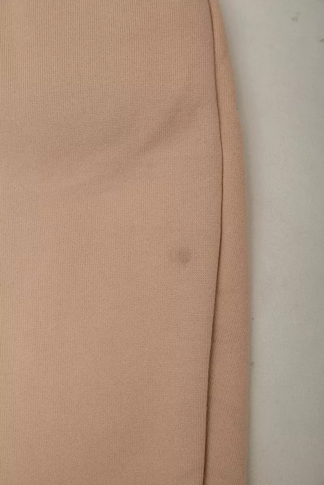 Купить Спортивные штаны женские на флисе  -уценка, цвет светло-бежевый, 238R57013-U-3 - Фото №7