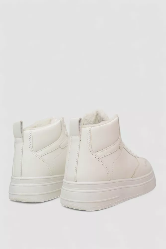 Купити Кросівки жіночі зимові, колір білий, 248RBB03 оптом - Фото №4