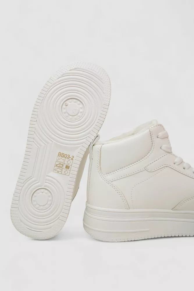 Купити Кросівки жіночі зимові, колір білий, 248RBB03 оптом - Фото №5