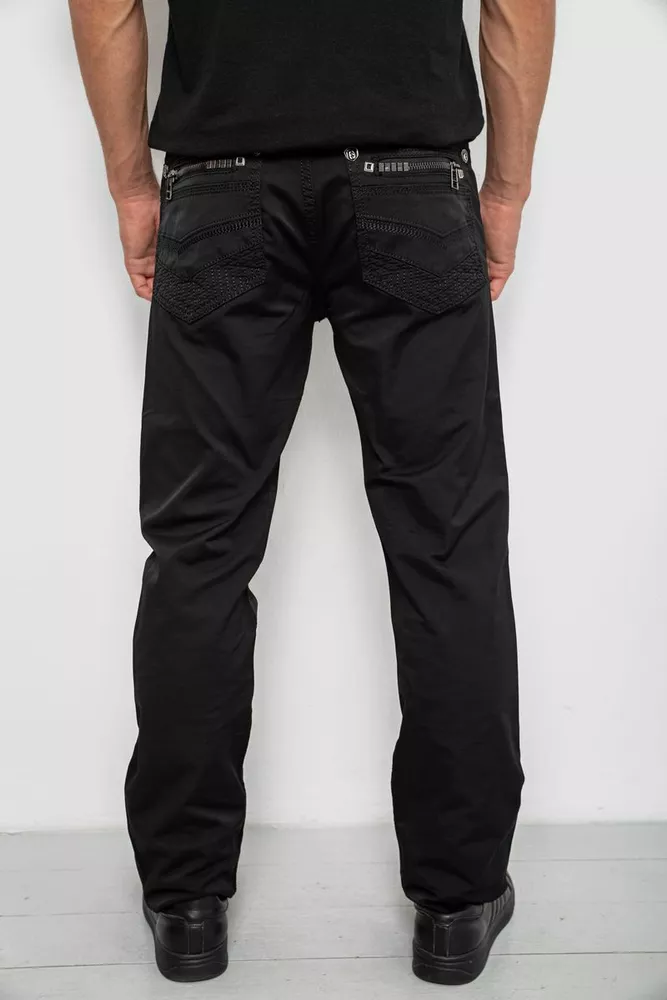 Купить Брюки мужские, цвет черный, 243RFA611-505 - Фото №4