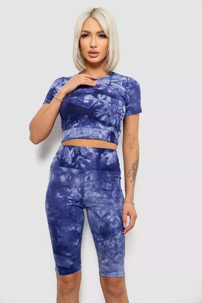 Купить Костюм женский домашний, цвет фиолетовый, 214R340-10 - Фото №2