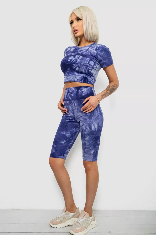 Купить Костюм женский домашний, цвет фиолетовый, 214R340-10 - Фото №3