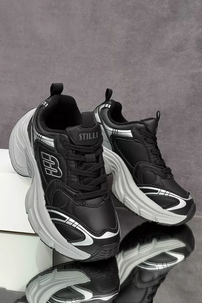 Купити Кросівки жіночі демісезонні, колір чорний, 248RCX1530 - Фото №4