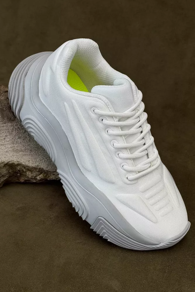 Купить Кроссовки женские текстиль  -уценка, цвет бело-серый, 248RCX1260-U-1 - Фото №2