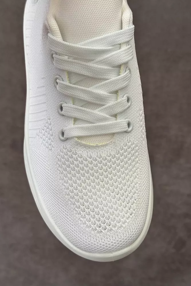 Купить Кроссовки мужские текстильные, цвет белый, 244RJ1078 - Фото №2