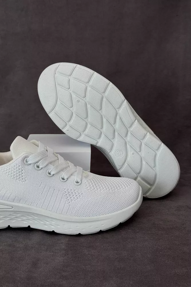 Купить Кроссовки мужские текстильные, цвет белый, 244RJ1078 - Фото №5