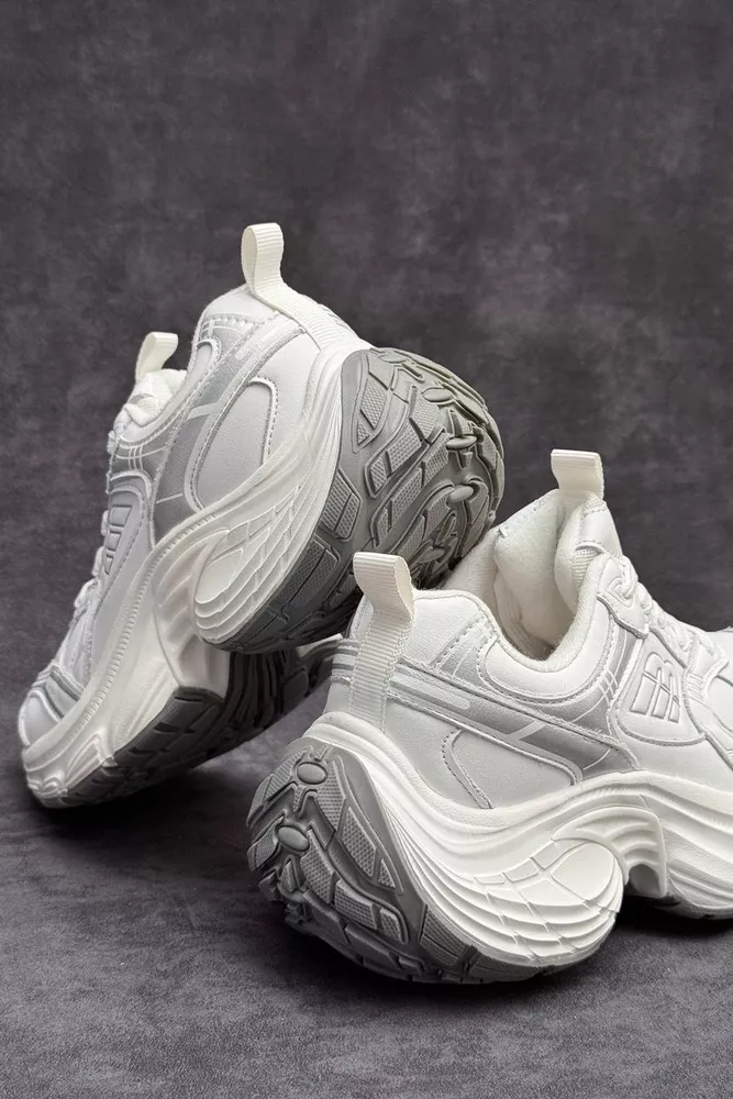 Купить Кроссовки женские демисезонные, цвет белый, 248RCX1530 - Фото №4