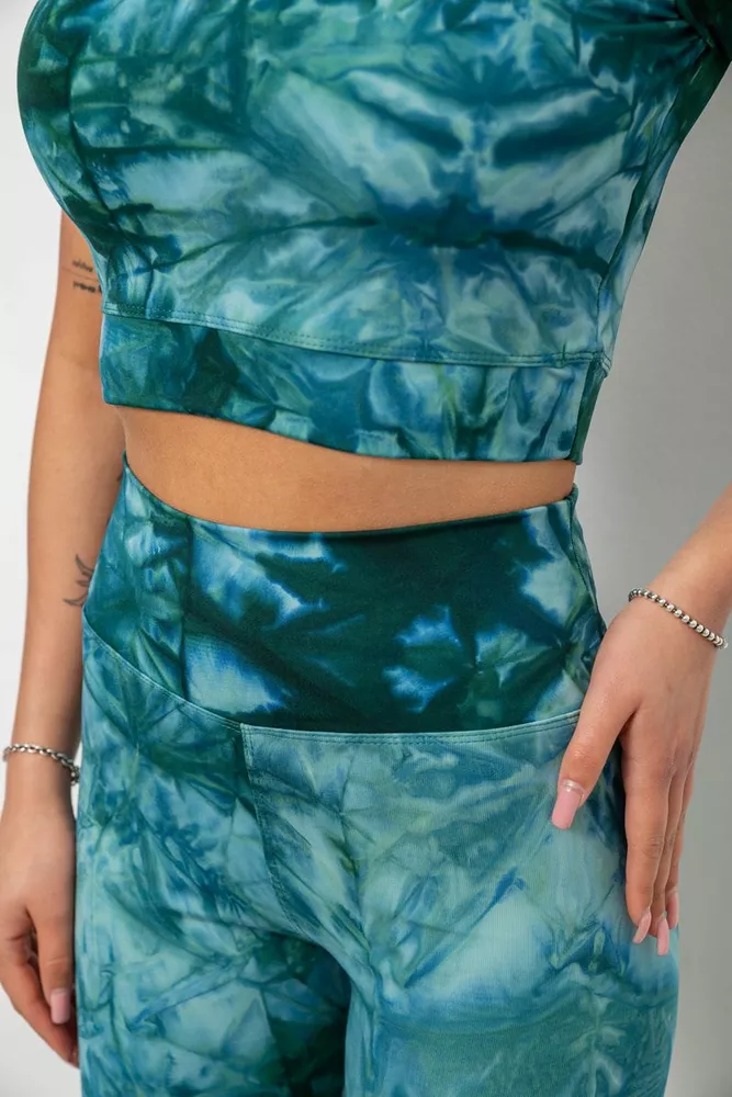 Купити Костюм жіночий домашній, колір зелений, 214R340-10 оптом - Фото №5