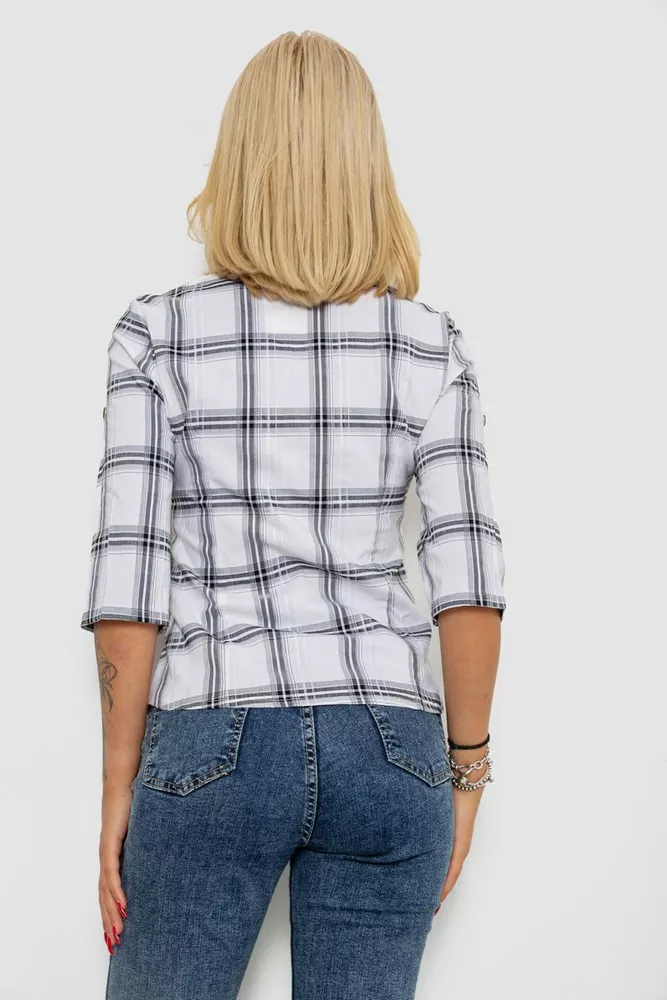 Купить Рубашка женская  230R063-25, цвет Молочный - Фото №4