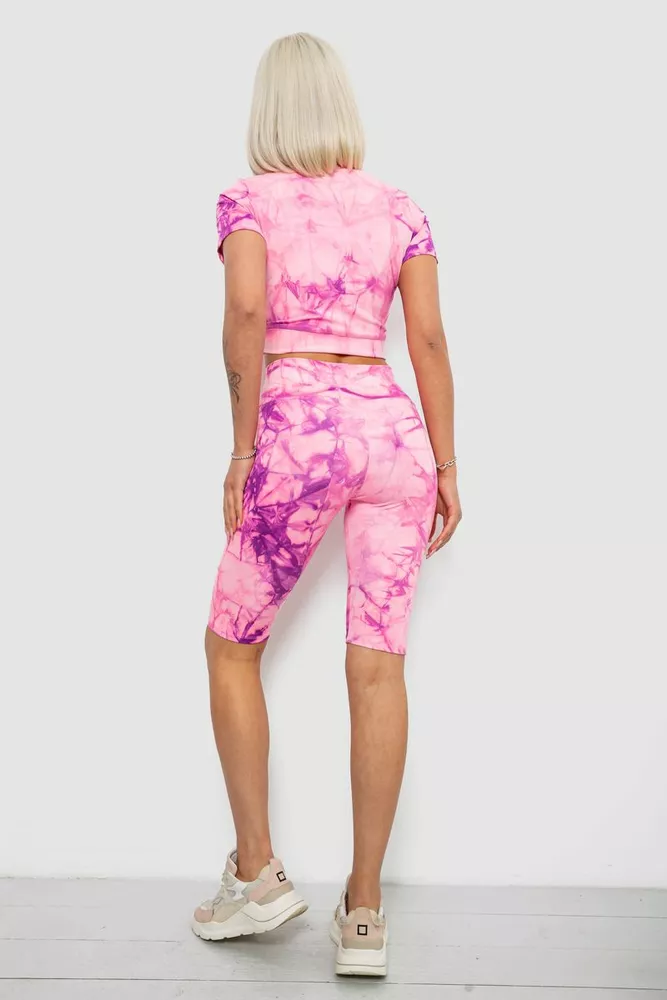 Купити Костюм жіночий домашній, колір рожевий, 214R340-10 - Фото №4