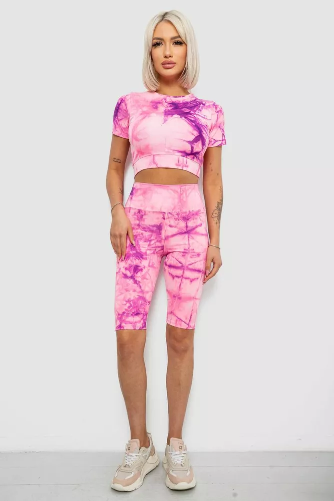 Купити Костюм жіночий домашній, колір рожевий, 214R340-10 - Фото №1