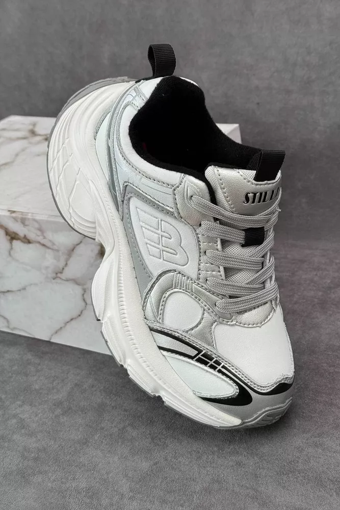 Купить Кроссовки женские демисезонные, цвет серый, 248RCX1530 оптом - Фото №2