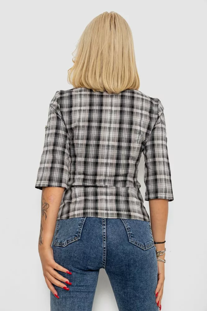 Купить Рубашка женская  230R063-25, цвет Серый - Фото №4