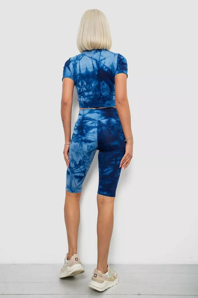 Купити Костюм жіночий домашній, колір синій, 214R340-10 - Фото №4