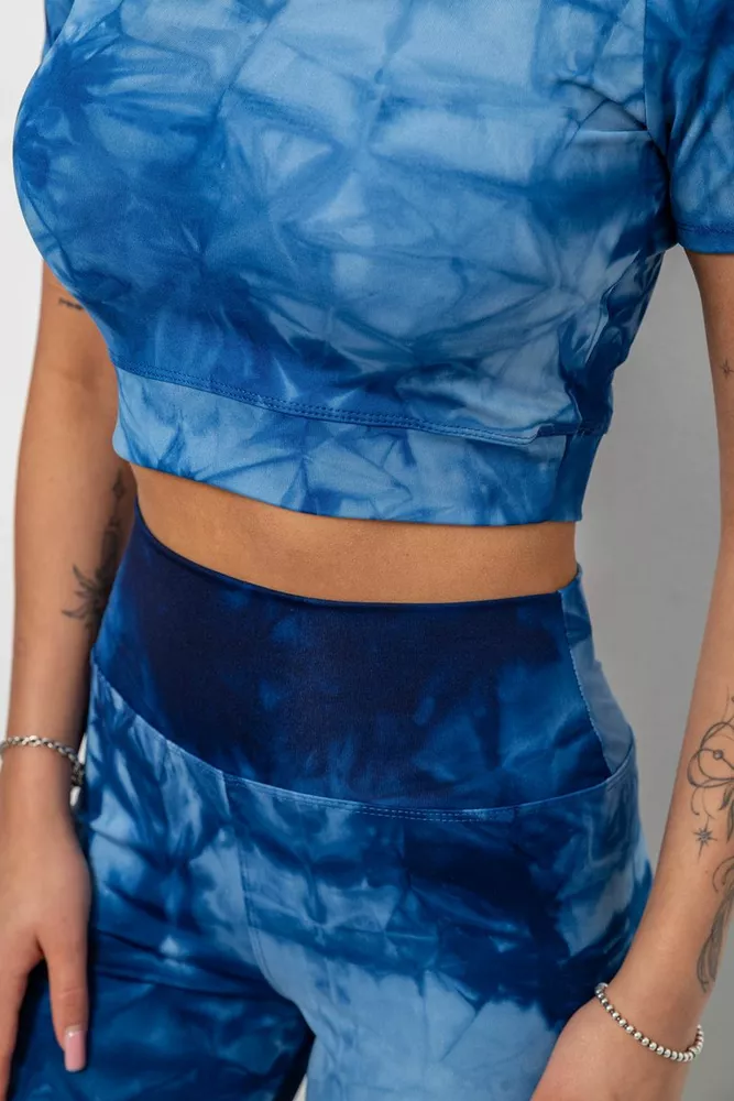 Купити Костюм жіночий домашній, колір синій, 214R340-10 - Фото №5