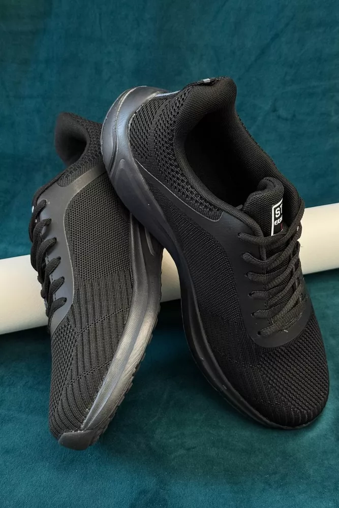 Купить Кроссовки мужские демисезонные, цвет черный, 248RH239 оптом - Фото №3