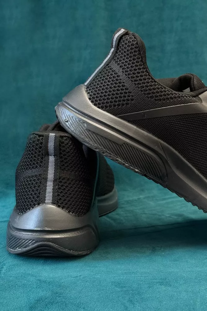 Купить Кроссовки мужские демисезонные, цвет черный, 248RH239 оптом - Фото №4