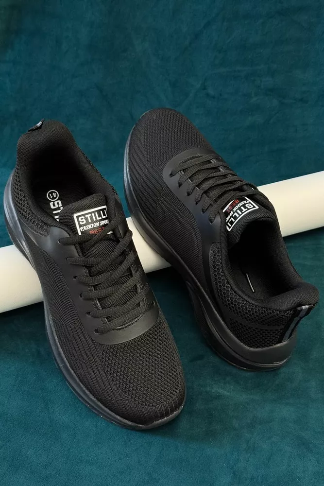 Купить Кроссовки мужские демисезонные, цвет черный, 248RH239 оптом - Фото №1