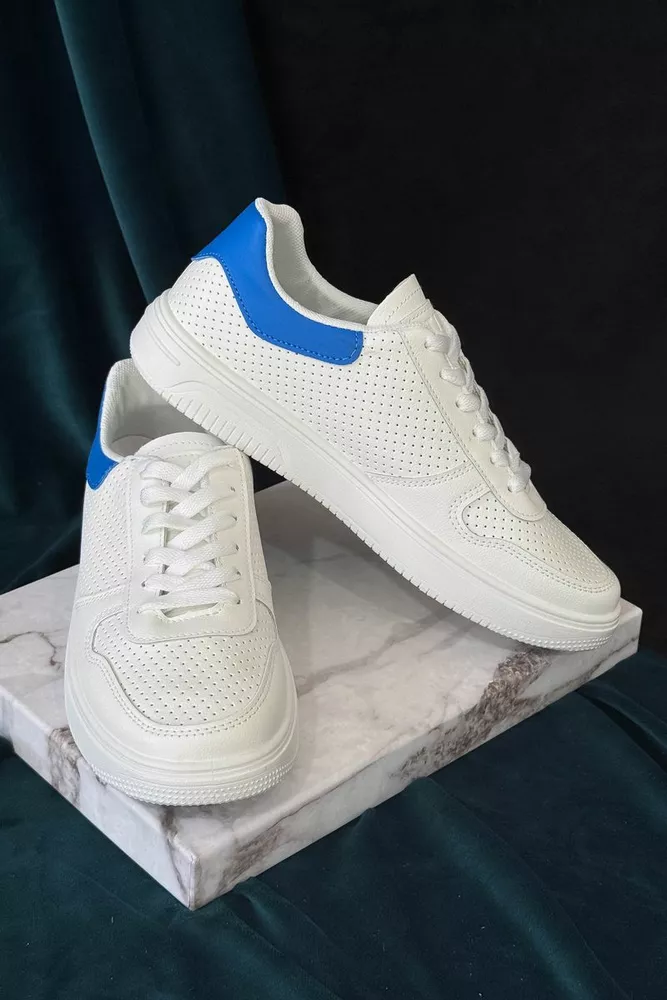 Купить Кеды мужские, цвет бело-синий, 248RR199 - Фото №2