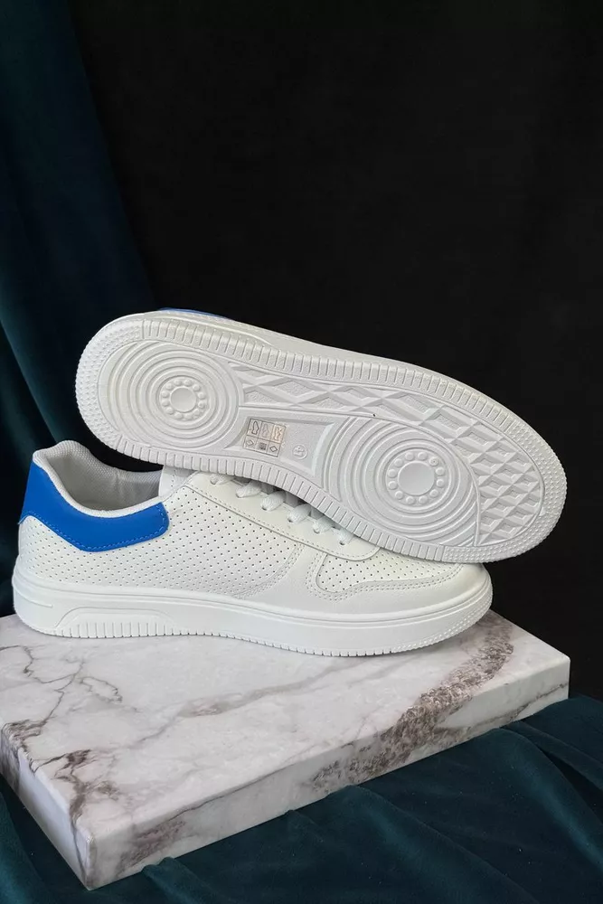 Купить Кеды мужские, цвет бело-синий, 248RR199 - Фото №4