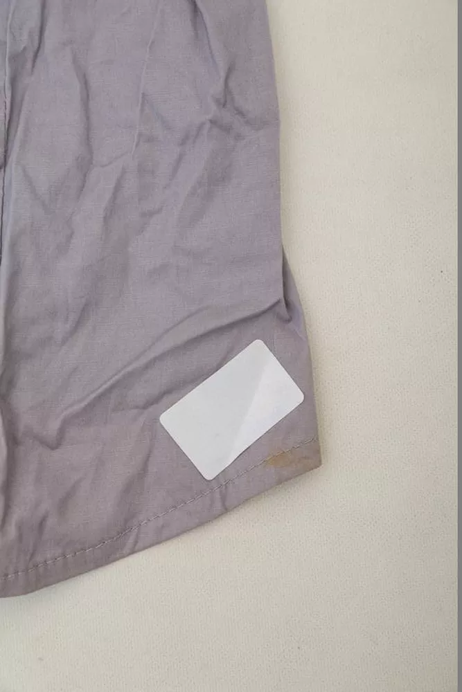 Купить Рубашка женская однотонная  -уценка, цвет серый, 230R070-U-5 - Фото №6