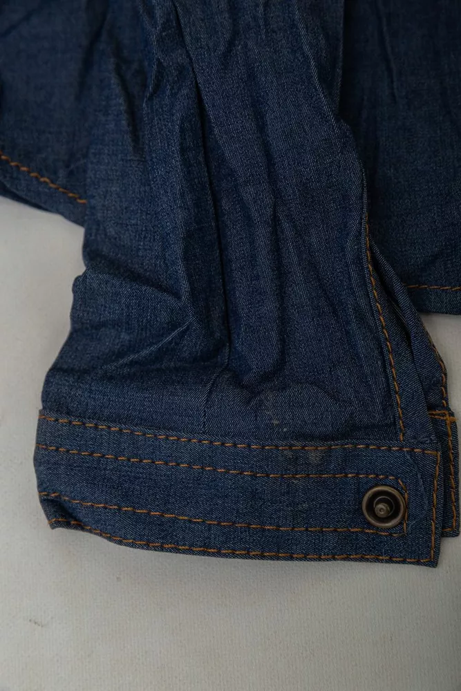 Купити Сорочка жіноча однотонна  -уцінка, колір синій, 230R069-U-30 - Фото №6