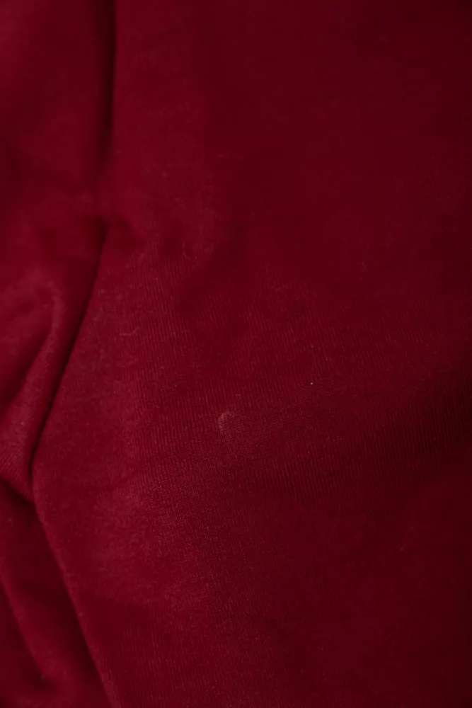 Купить Спортивные штаны женские на флисе  -уценка, цвет бордовый, 238R58671-U-10 - Фото №6