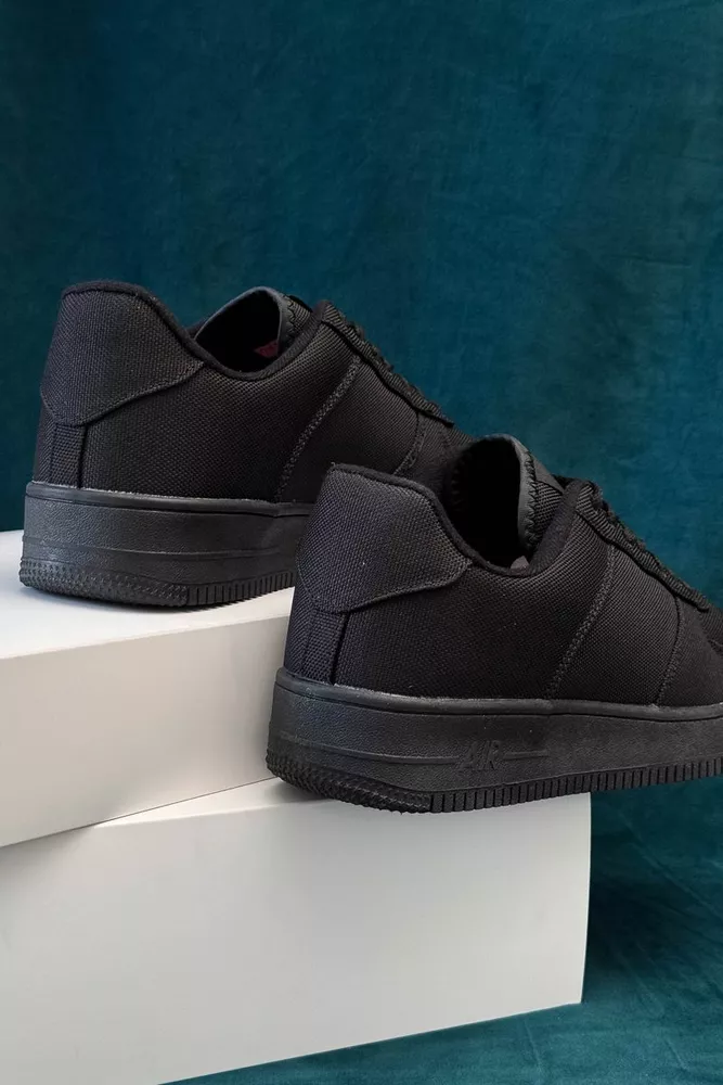 Купити Кросівки чоловічі текстиль, колір чорний, 248RCX1610 - Фото №4