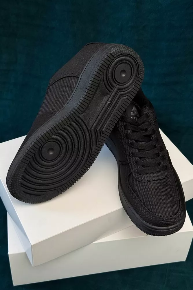 Купити Кросівки чоловічі текстиль, колір чорний, 248RCX1610 - Фото №5
