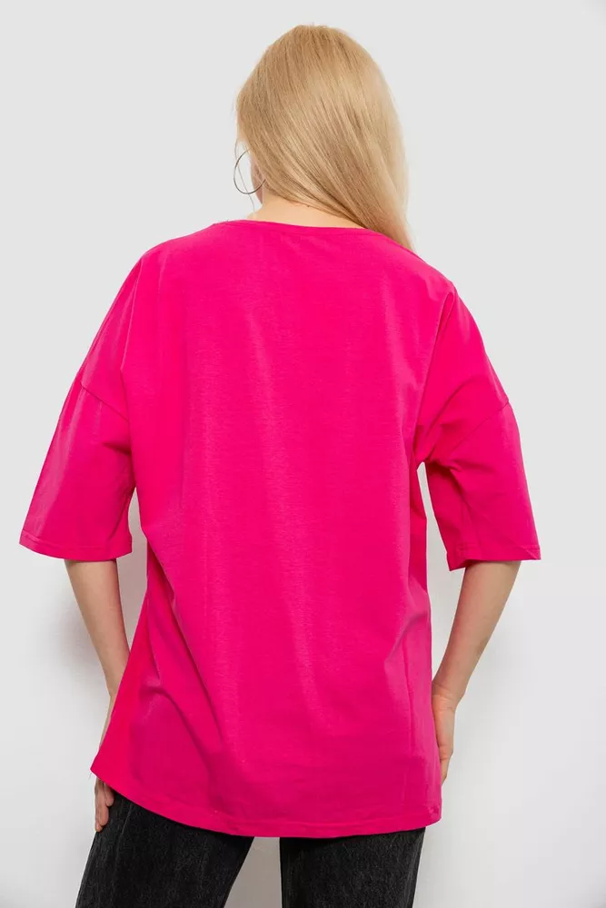 Купить Футболка женская с принтом, цвет розовый, 244R2015 - Фото №4