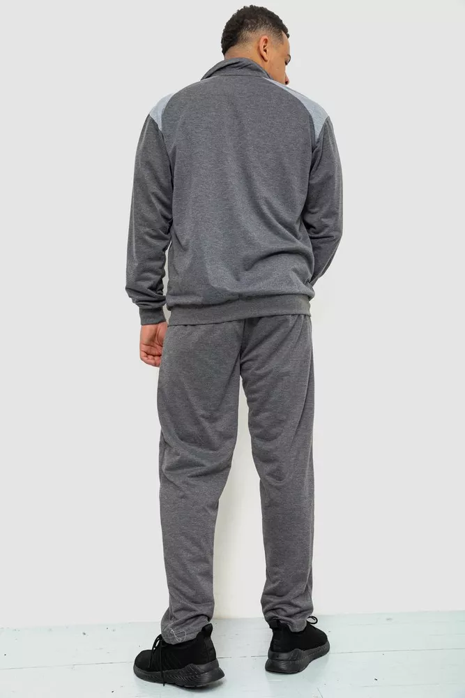 Купити Спорт костюм чоловічий, колір сірий, 244R938 оптом - Фото №4