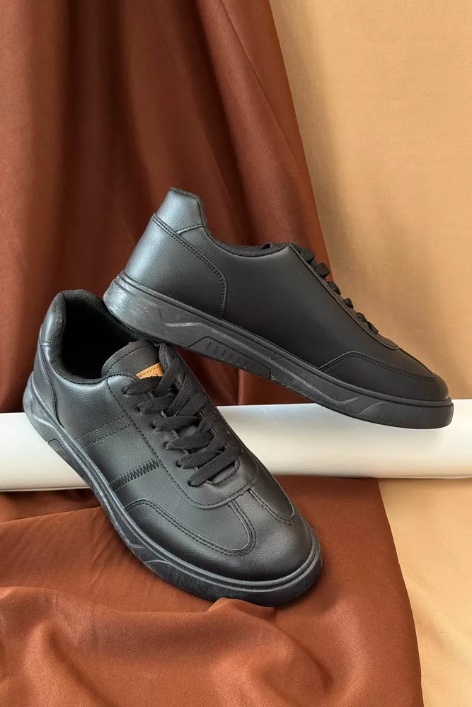 Купить Кеды мужские, цвет черный, 248RR122 оптом - Фото №2