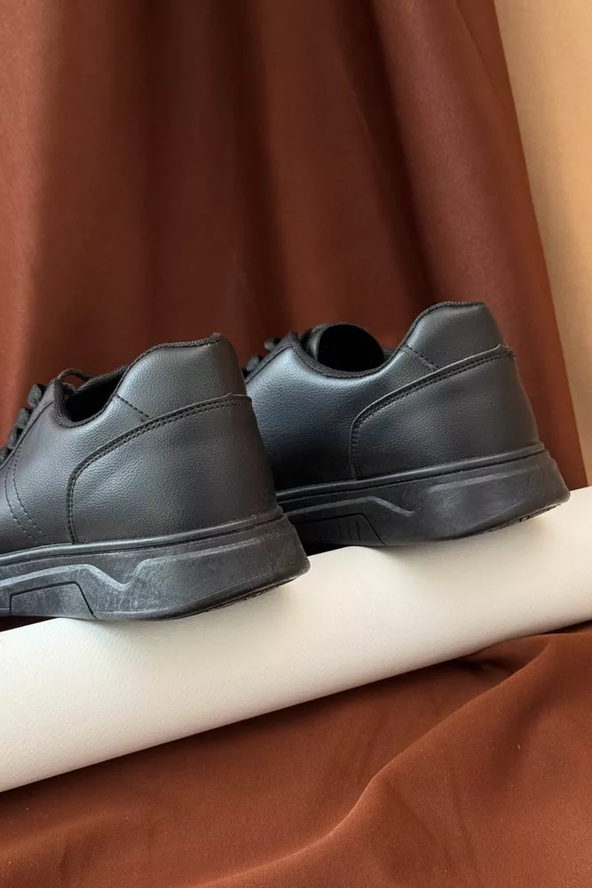 Купить Кеды мужские, цвет черный, 248RR122 оптом - Фото №4