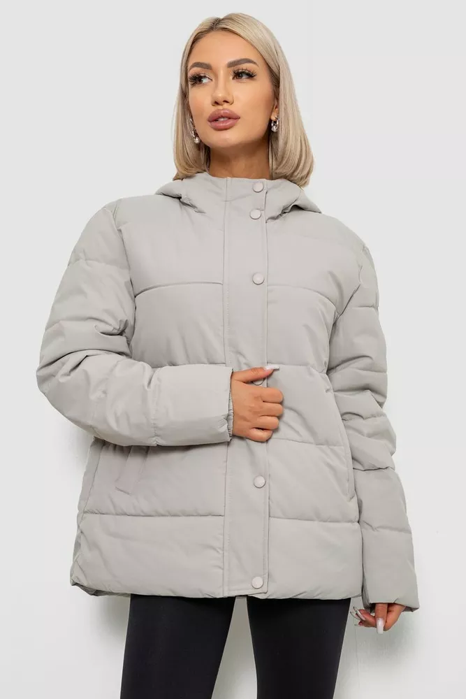 Купити Куртка жіноча демісезонна, колір світло-оливковий, 207R004 оптом - Фото №1