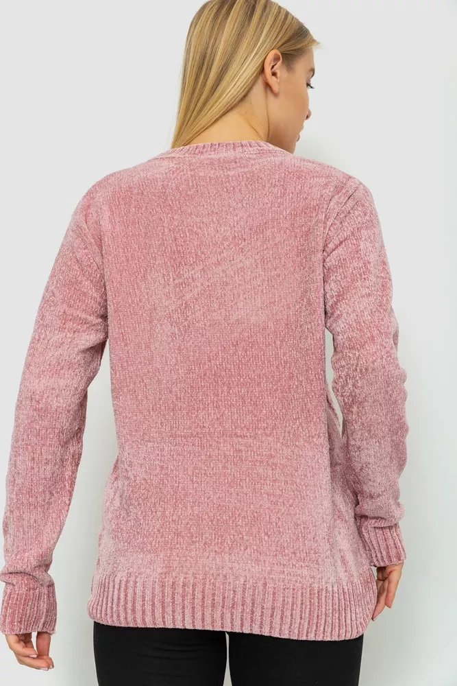 Купити Светр жіночий, колір пудровий, 221R20PCS06 оптом - Фото №4