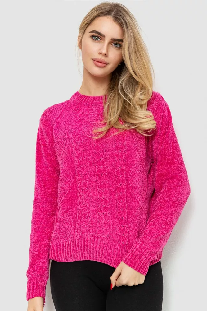 Купити Светр жіночий, колір малиновий, 221R20PCS06 оптом - Фото №1