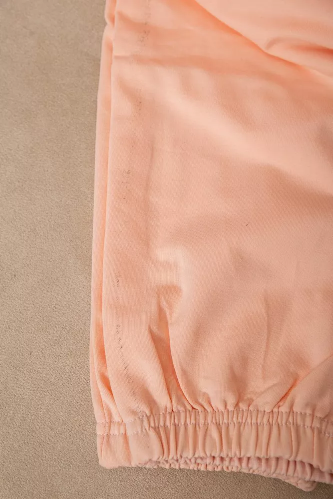 Купить Спортивный костюм женский двухнитка  -уценка, цвет персиковый, 214R1419-003-U-27 оптом - Фото №7