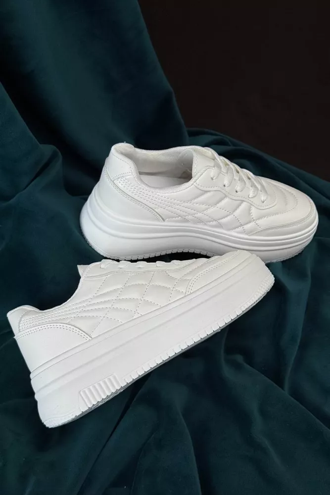 Купити Кросівки жіночі демісезонні  -уцінка, колір білий, 248RBL21-U-2 - Фото №2