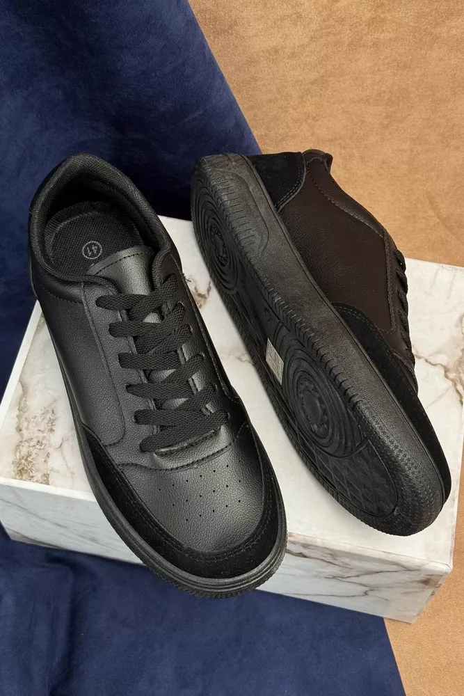 Купити Кеди чоловічі, колір чорний, 248RR198-1R - Фото №3