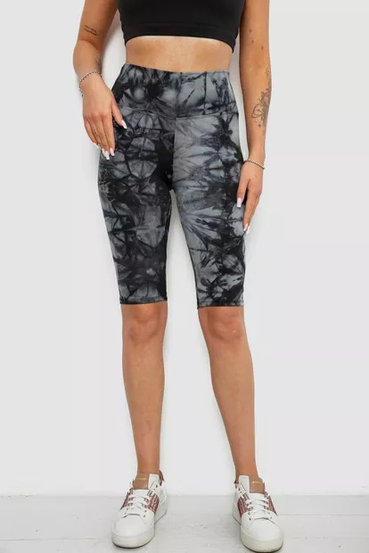 Велотреки жіночі, колір чорно-сірий, 214R935